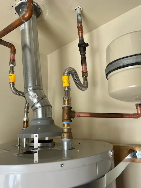 Water heater installation and plumbing repair in Erma